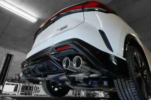 EXART ONE Stainless Sport Sound Muffler for LEXUS RX500h with TRD Diffuser