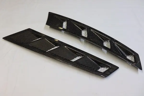 GARAGE VARY Twill Weave Carbon Bonnet Duct with Rain Guard for GR YARIS