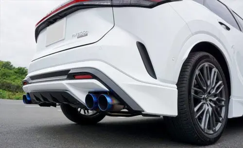 EXART ONE Titanium Tip Sport Sound Muffler for LEXUS RX500h with TRD Diffuser