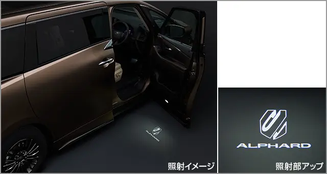 Toyota Genuine Projection Courtesy Illumination for Toyota Alphard 2023~