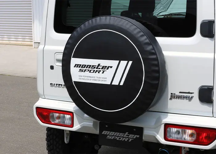 Monster Sport Spare Tire Cover for Suzuki Jimny