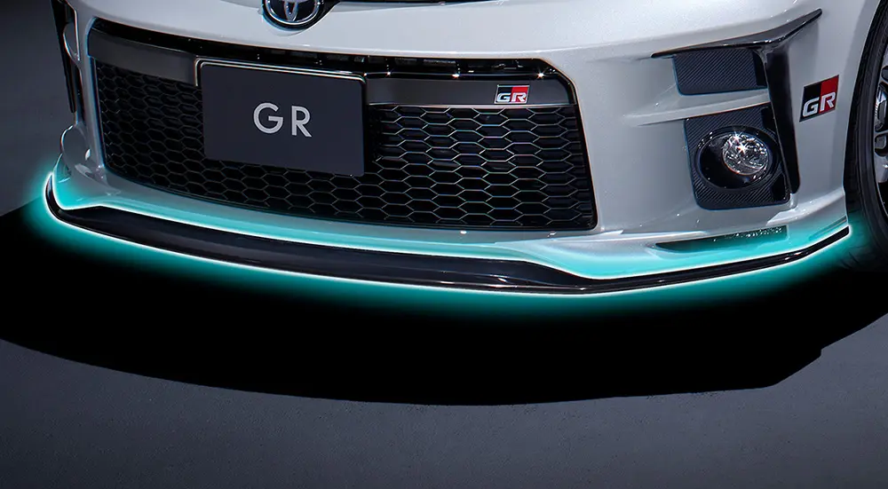 TRD GR Front Under Spoiler & Rear Extension for Toyota Vitz GR Sport MS341-52024