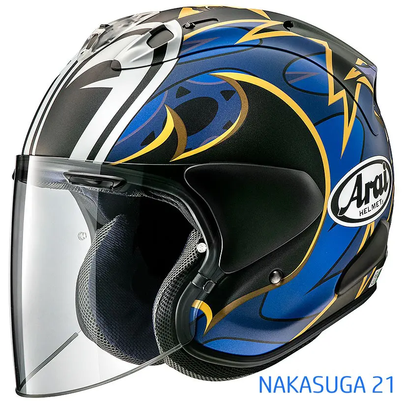 ARAI OPEN FACE VZ-RAM NAKASUGA 21 HELMET