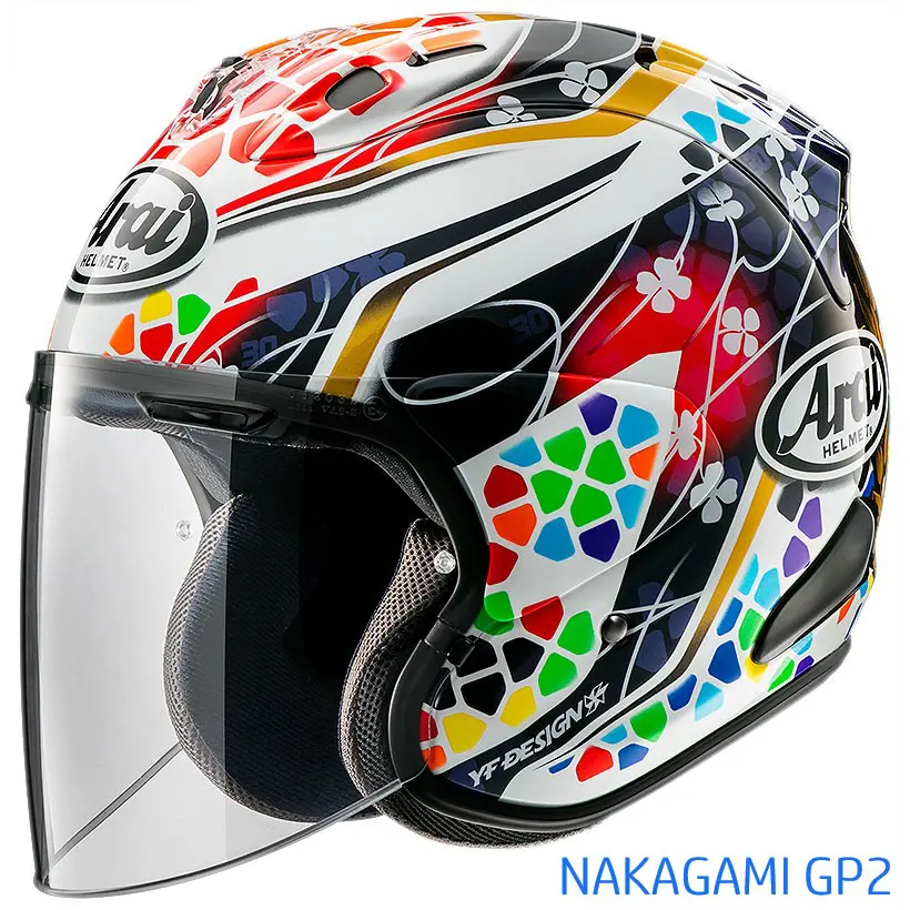 ARAI OPEN FACE VZ-RAM NAKAGAMI GP2 HELMET