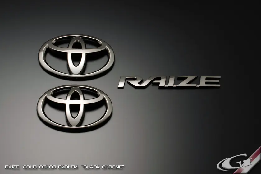 GRAZIO SOLID COLOR Emblem For Toyota RAIZE