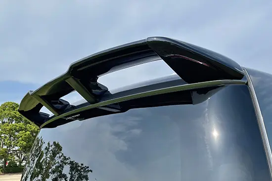 Elford Roof Spoiler for Single Muffler for Mitsubishi DELICA D:5 DIESEL