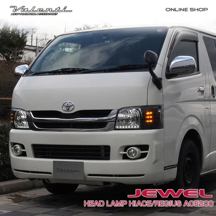 Valenti JEWEL HEAD LAMP for Toyota Hiace 200 1~2