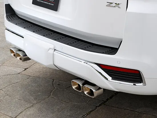 ELFORD Split 4-Piece Muffler Type X for Landcruiser Diesel 300 ZX