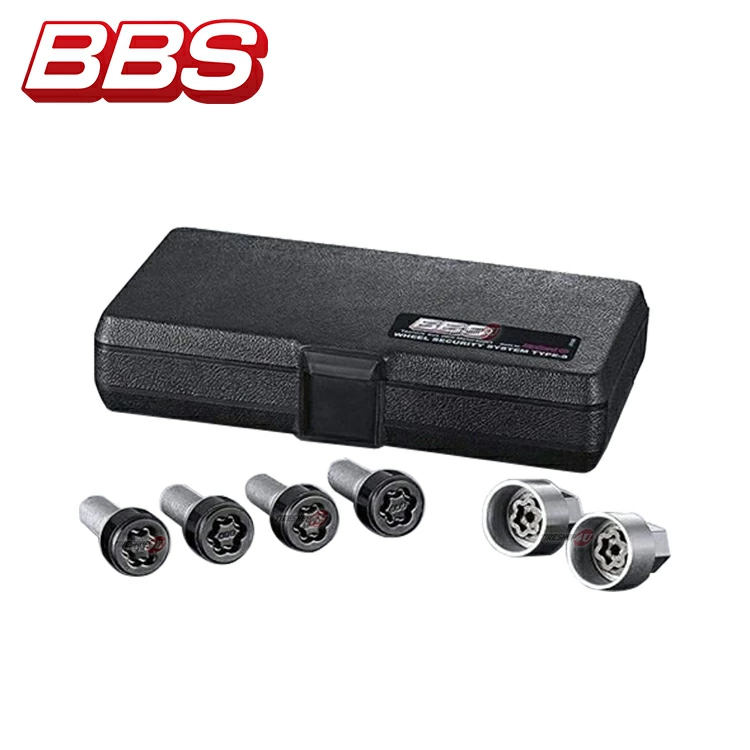 BBS BLACK SECURITY SYSTEM LOCK BOLT