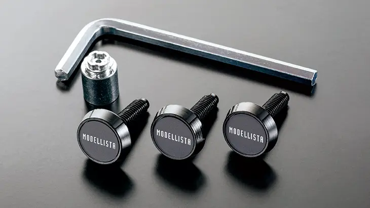 Modellista Security License Plate Bolts for Landcruiser 70 2023~