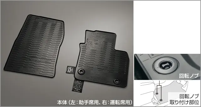 Toyota Genuine Rubber Mats for Land Cruiser 70 2023~