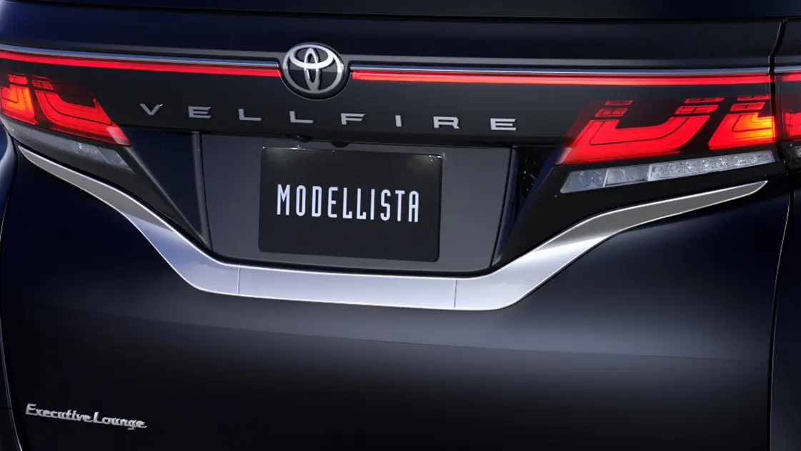 Modellista Back Door Garnish for Toyota Vellfire 2023~