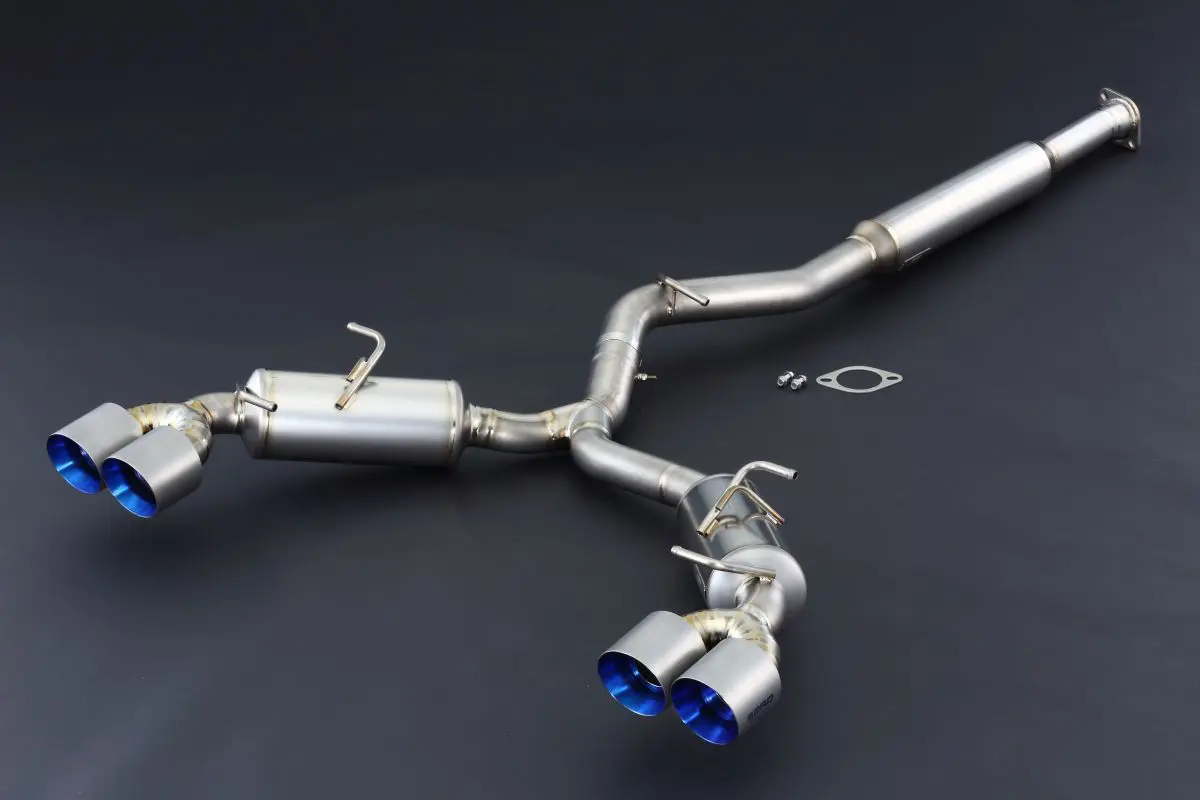SARD Ti-Z FULL TITANIUM 4 Tips MUFFLER for GR 86 with GR Rear Bumper