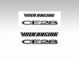 RAYS VOLK RACING CE28 repair sticker for 16-19 inches