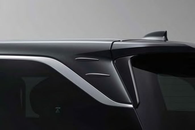 LEXUS GENUINE AERO STABILIZING FINS for LEXUS LM