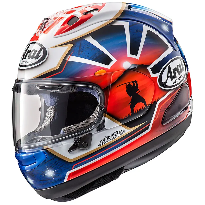 ARAI FULL FACE PB-SNC 2 RX-7X PEDROSA Samurai SPIRIT Blue HELMET