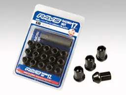RAYS Medium Racing Nut 16 pack (L90 long adapter 17-19/21HEX included)