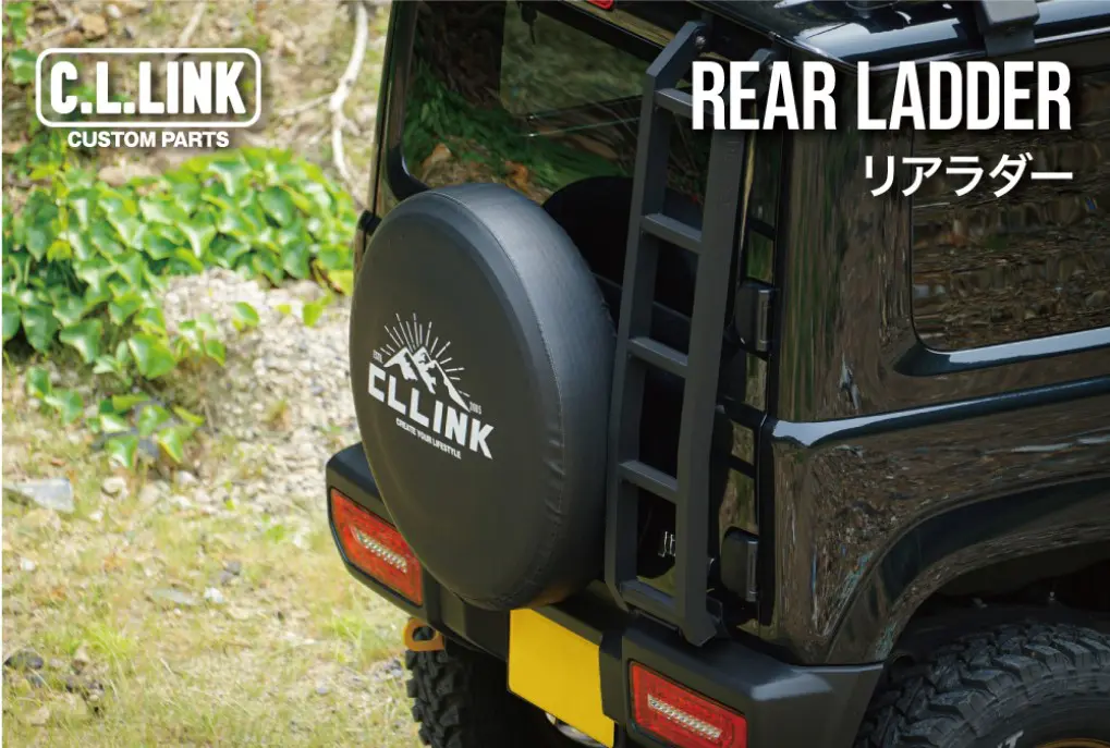 CLLINK Aluminum Rear Ladder for JIMNY