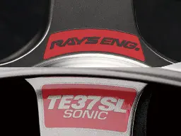 RAYS VOLK RACING TE37SONIC SL repair spoke sticker (TE37SONIC SL+ENG.)