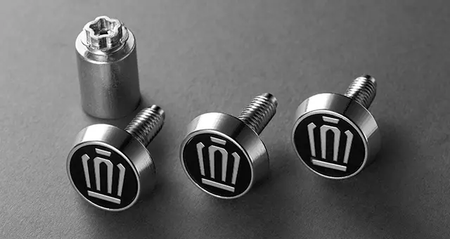 Toyota Genuine Crown Logo License Plate Lock Bolt for Toyota Crown