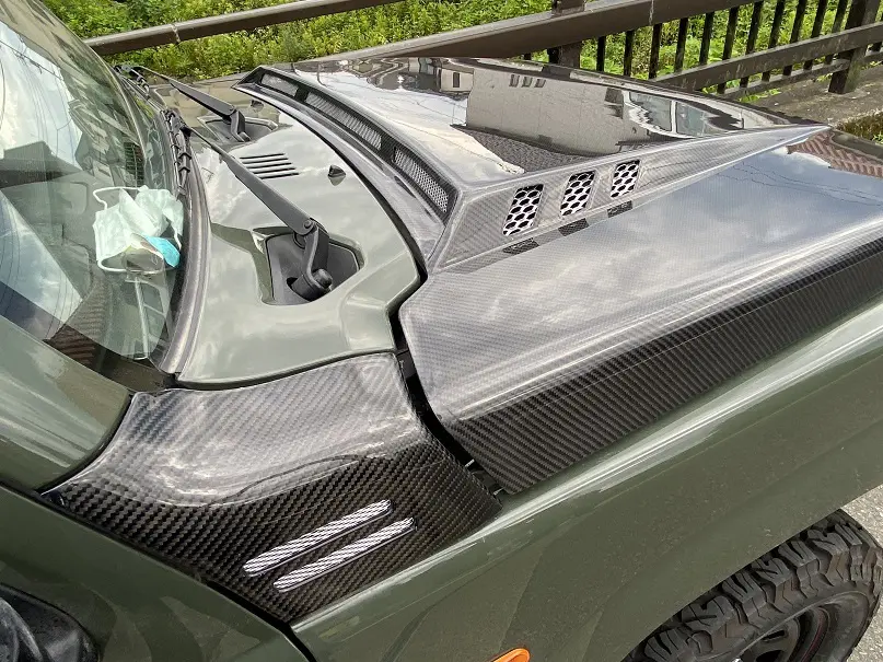 CLARISSE Carbon A Pillar Fender Panel Duct for JIMNY JB64/JB74