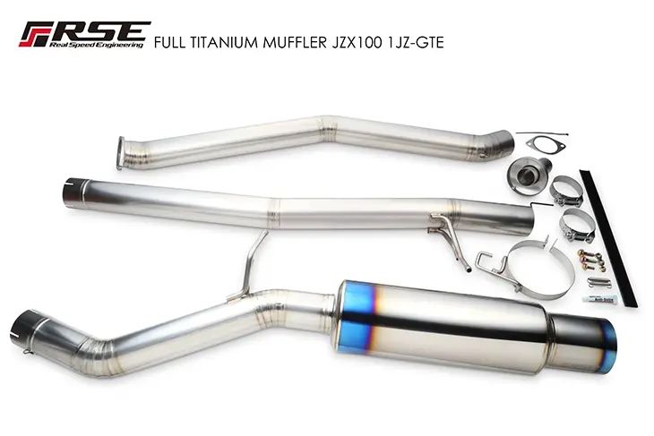 RSE Full Titanium Muffler Kit Chaser for Mark 2 / Cresta JZX100