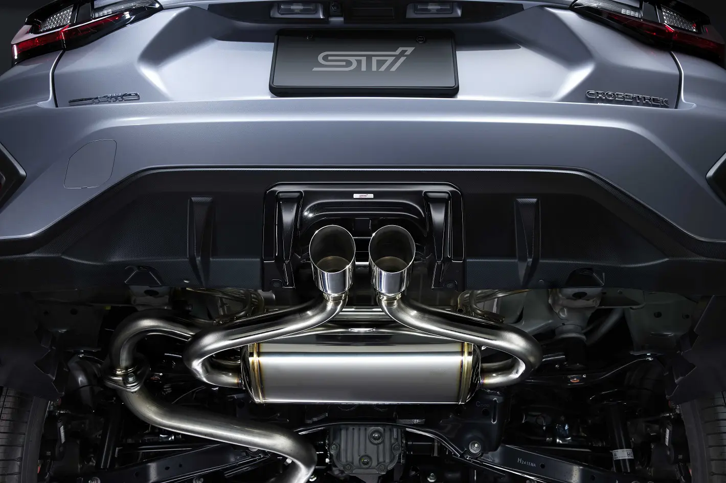 STI PERFORMANCE MUFFLER & GARNISH SET For CROSSTREK GU STPKG40G2000