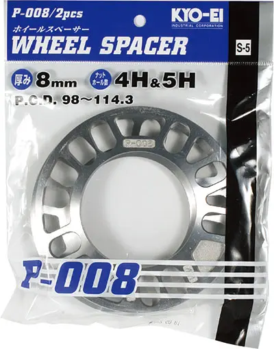 KYO-EI KYO-EI WHEEL SPACER 8MM P-008-2P