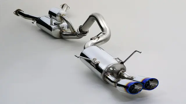 GANADOR Ultimate Power Tune Double Round Muffler for Landcruiser ZX Gasoline