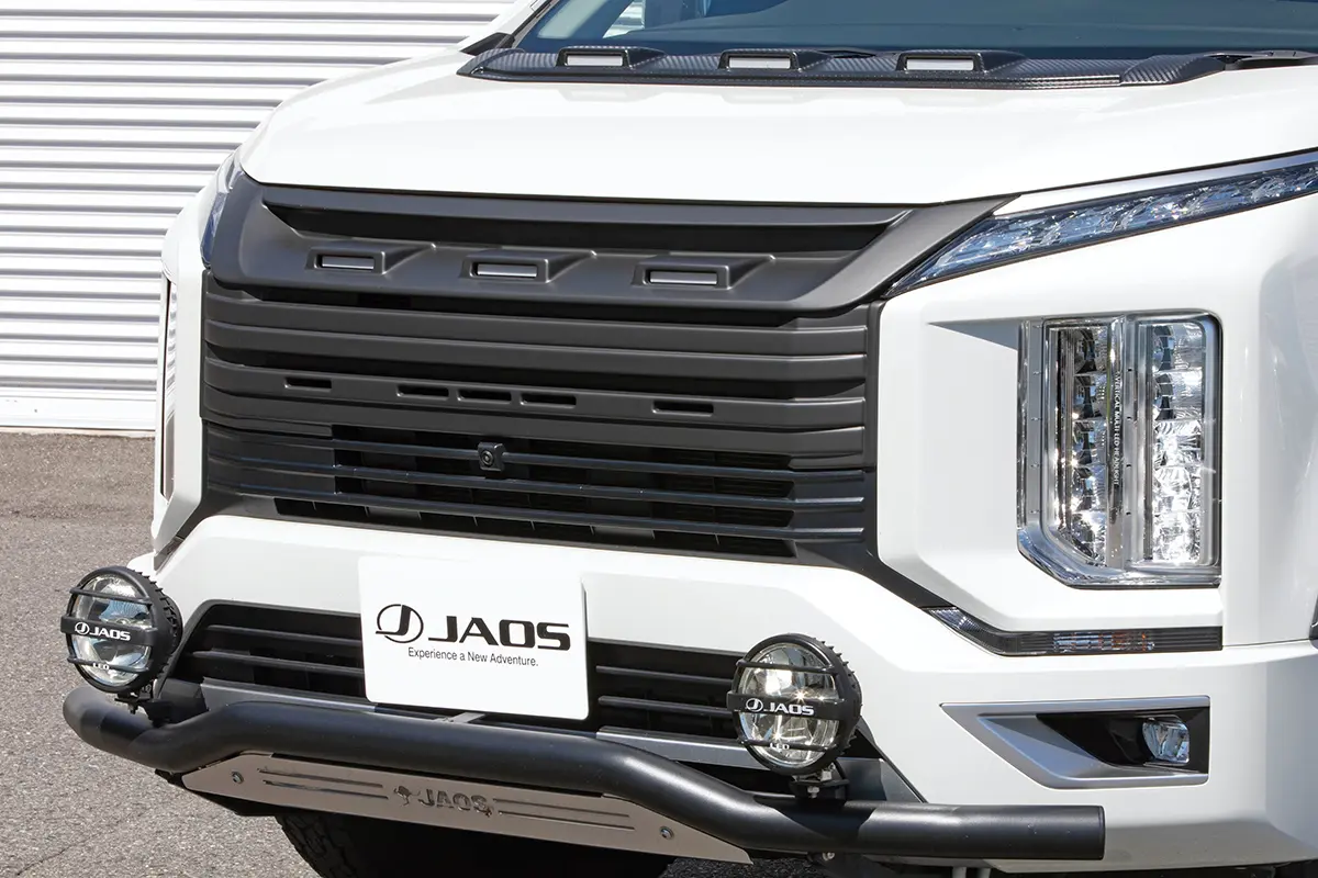 JAOS Front Grill Matte Black Delica D:5 DIESEL