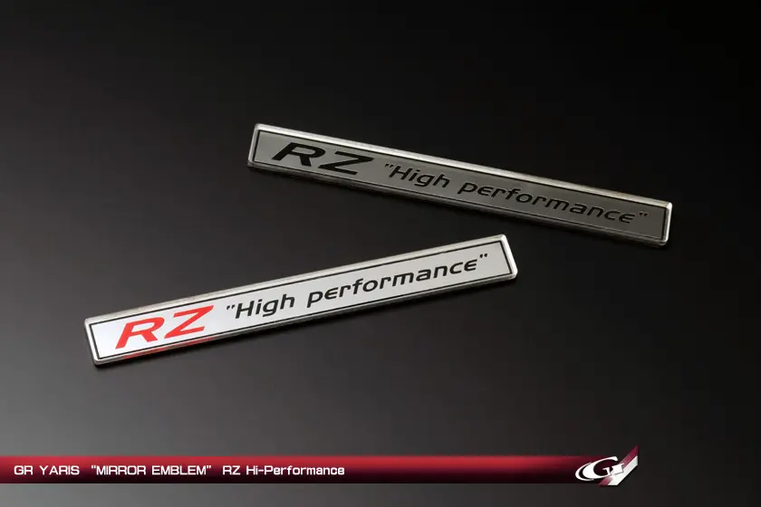 GRAZIO RZ Hi-Performance Mirror Emblem for Toyota GR Yaris