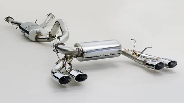 GANADOR Ultimate Power Tune Double Oval Muffler for Modellista LC300 ZX Gasoline
