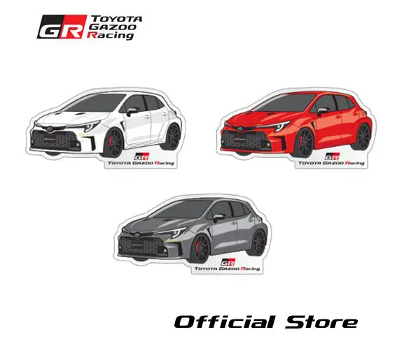 GR COROLLA Die-Cut Sticker Set of 2 TGR Collection Official Goods