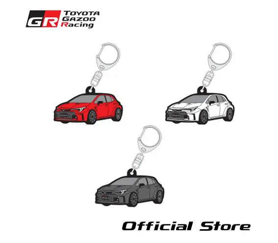 GR COROLLA Rubber Keychain TGR Collection Official Goods