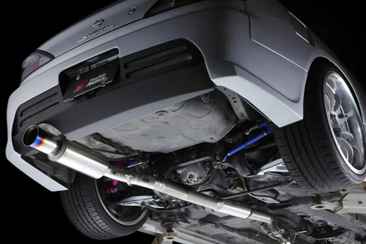 Yashio Factory Super Silent Titanium Muffler (for S13/180SX)