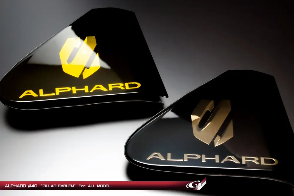 GRAZIO PILLAR EMBLEM Set for ALPHARD 2023