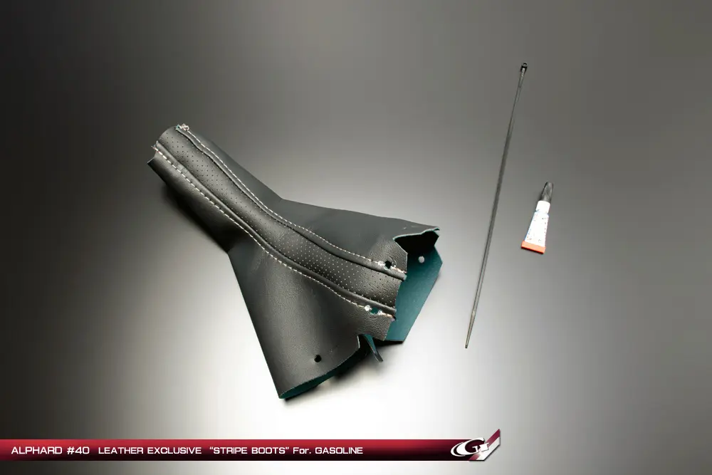 GRAZIO LEATHER EXCLUSIVE STRIPE BOOTS for ALPHARD GASOLINE 2023