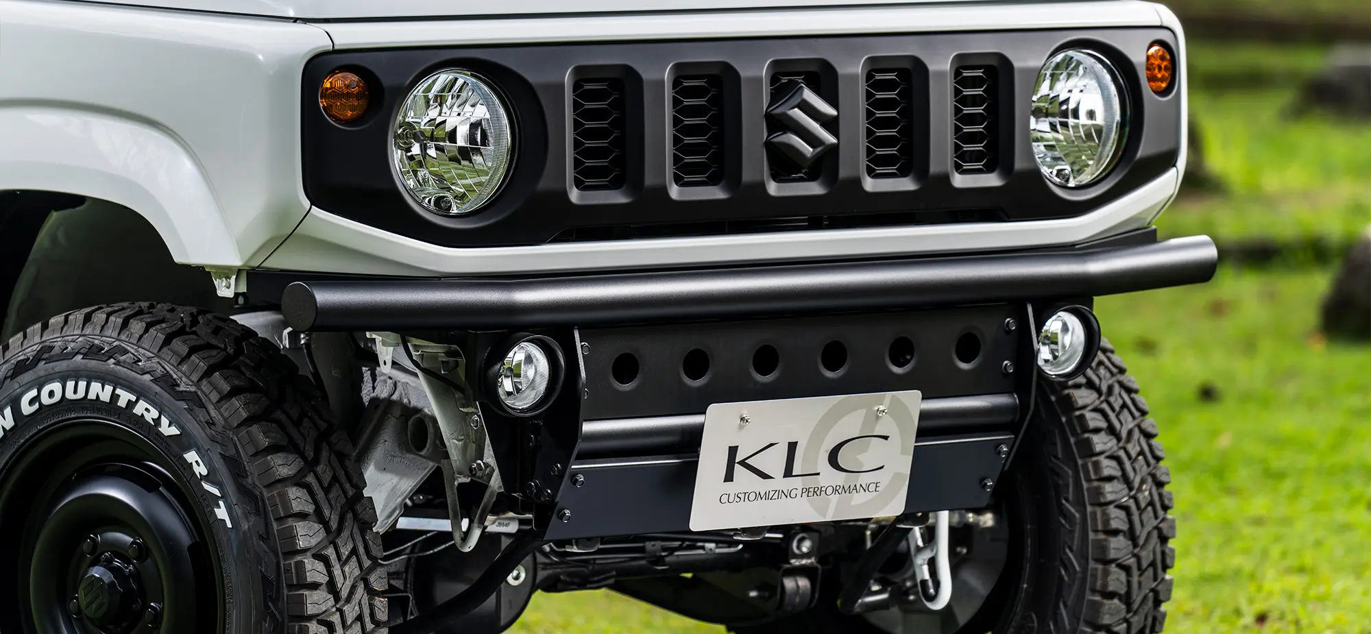KLC TRADITIONAL FRONT BLACK BUMPER LEVEL Ⅱ for JIMNY JB64
