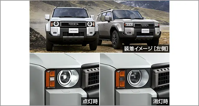Toyota Round Headlamp for Landcruiser 250 VX