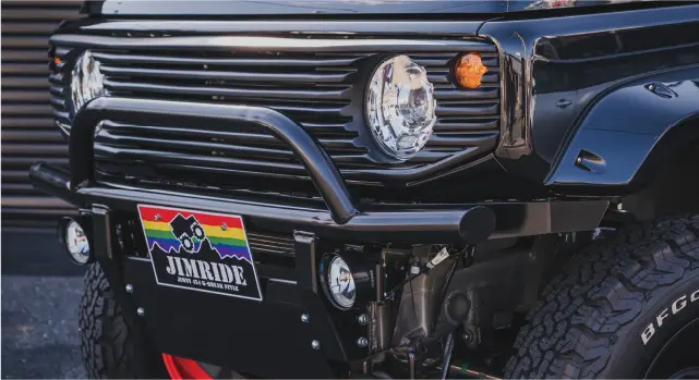 K.BREAK JIMRIDE Front Steel Bumper for Suzuki Jimny JB64/JB74