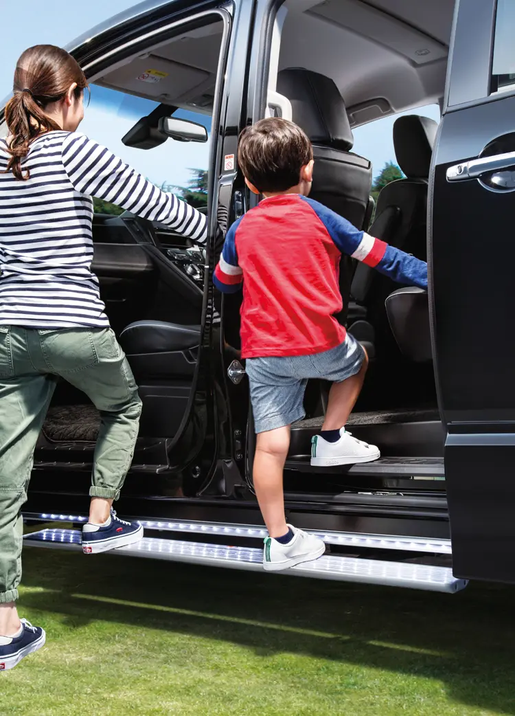 MITSUBISHI Electric long step with LED lighting for DELICA D:5