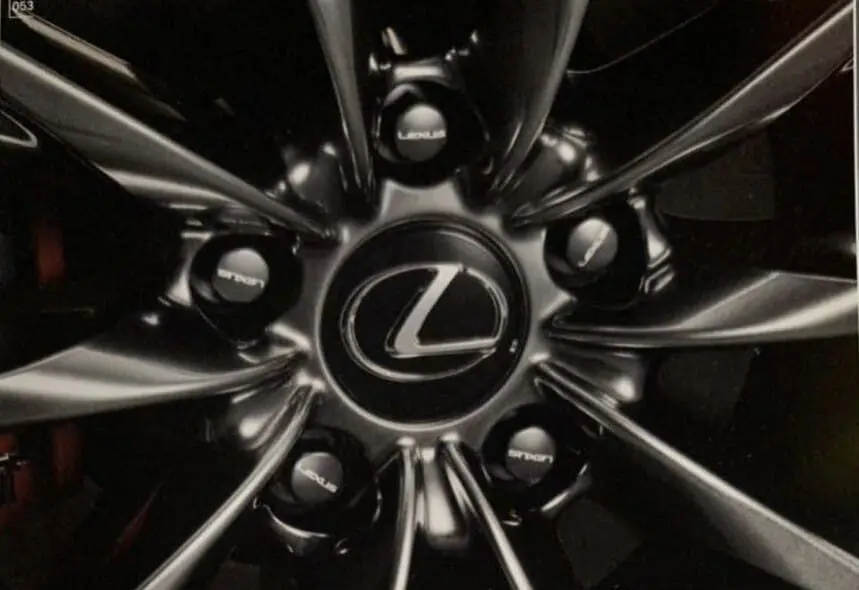 LEXUS GENUINE BLACK COLOR HUB BOLT SET for LEXUS