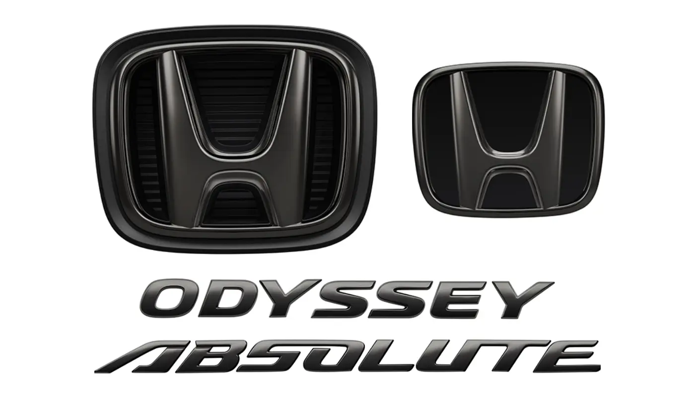 HONDA GENUINE BLACK EMBLEM SETS FOR ODYSSEY 2023~