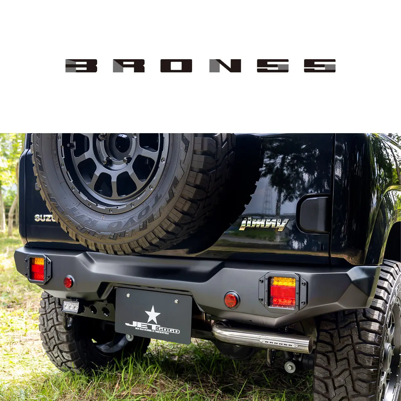 GARAGE ILL BRONSS REAR BUMPER for JIMNY