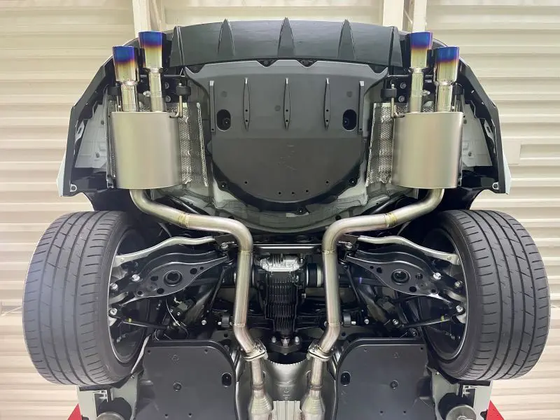 LEMS x iCode Titanium Muffler Rear Piece for Lexus IS500