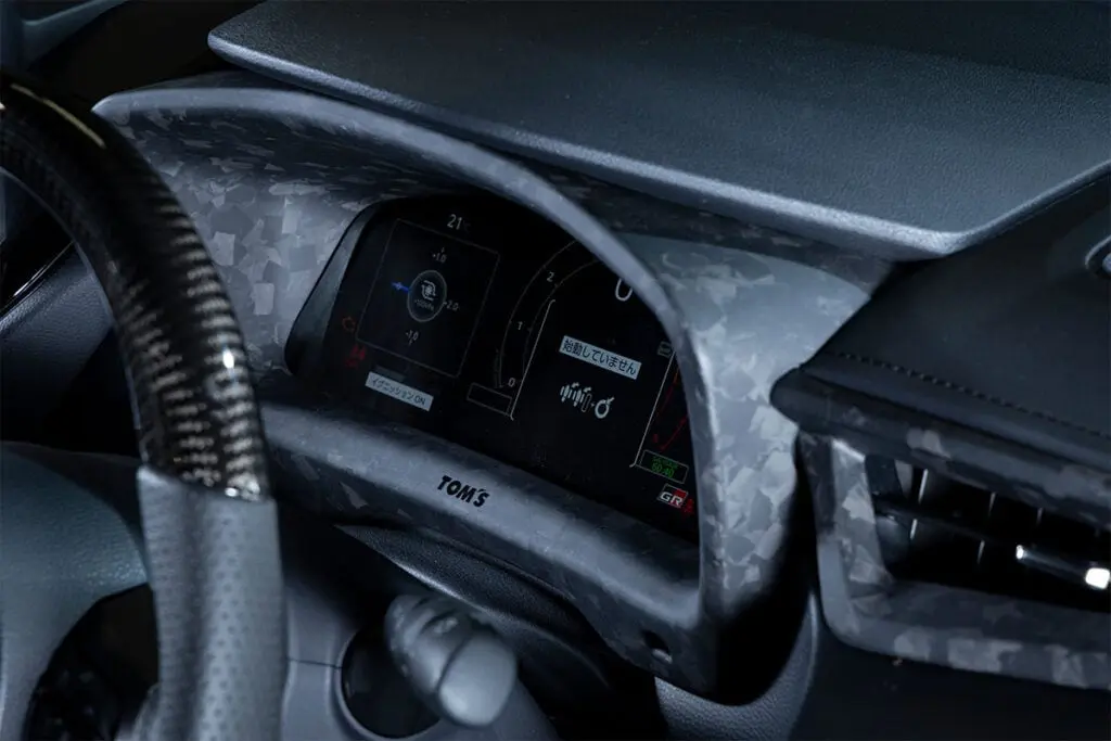 TOM'S Meter Inner Hood for GR Corolla