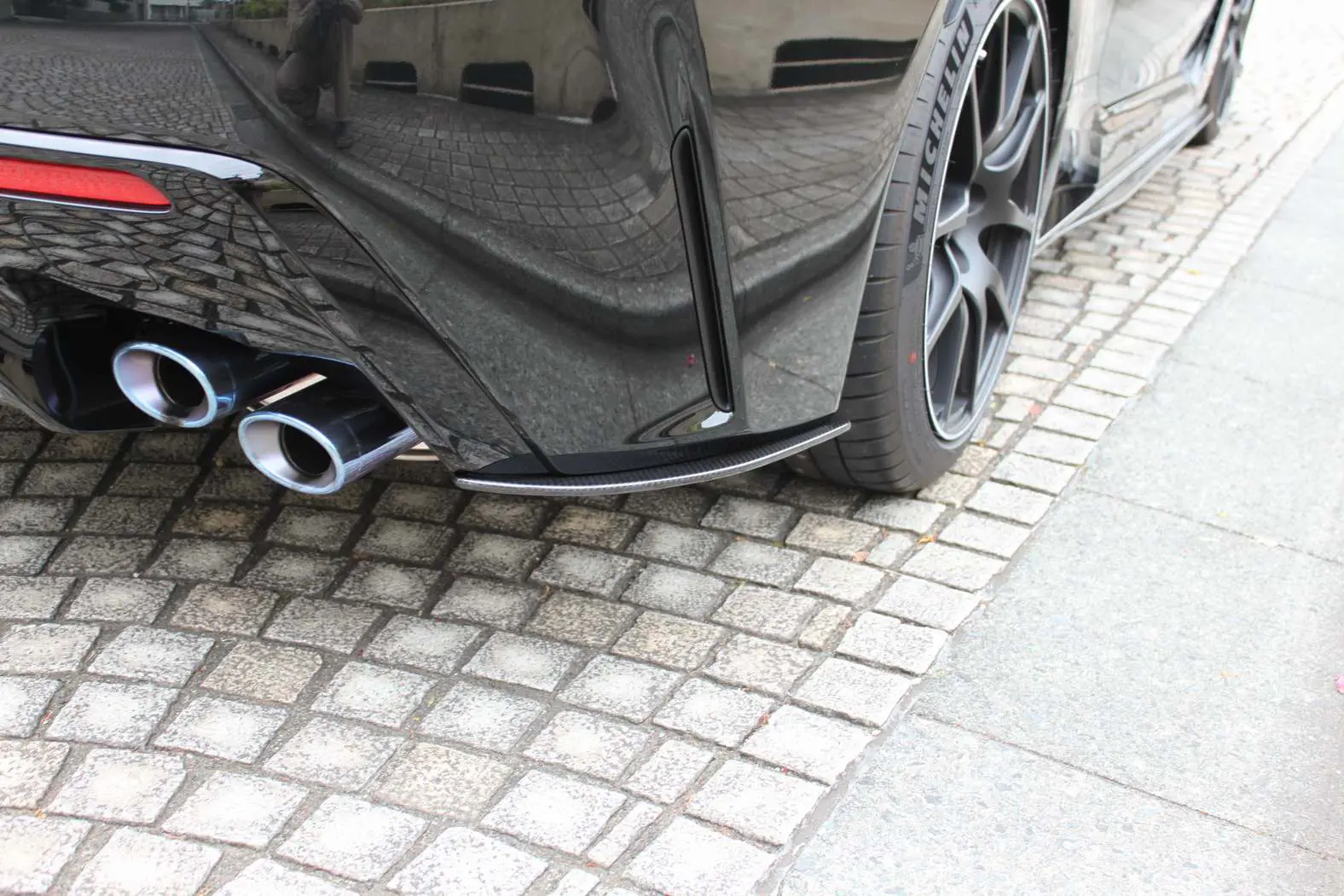 LEMS Dry Carbon Rear Under Splitter for Lexus RC F