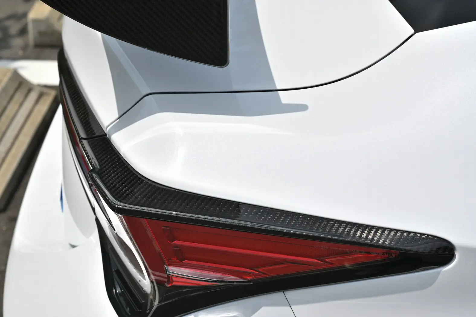 LEMS Dry Carbon Tail Spoiler Set for Lexus RC F