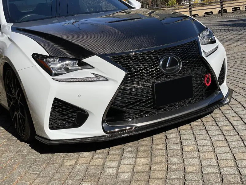 LEMS RCF Dry Carbon Front Spoiler Version 2 for Lexus RC F