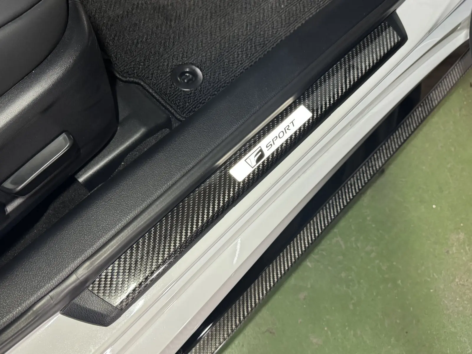 LEMS Dry Carbon Scuff Plate Panel set for Lexus IS500